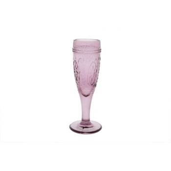 Cosy @ Home Victoria Pink Wijnglas 12cl D7,5xh20cm