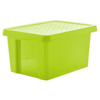Curver Essentials opbergbox groen incl deksel 16L